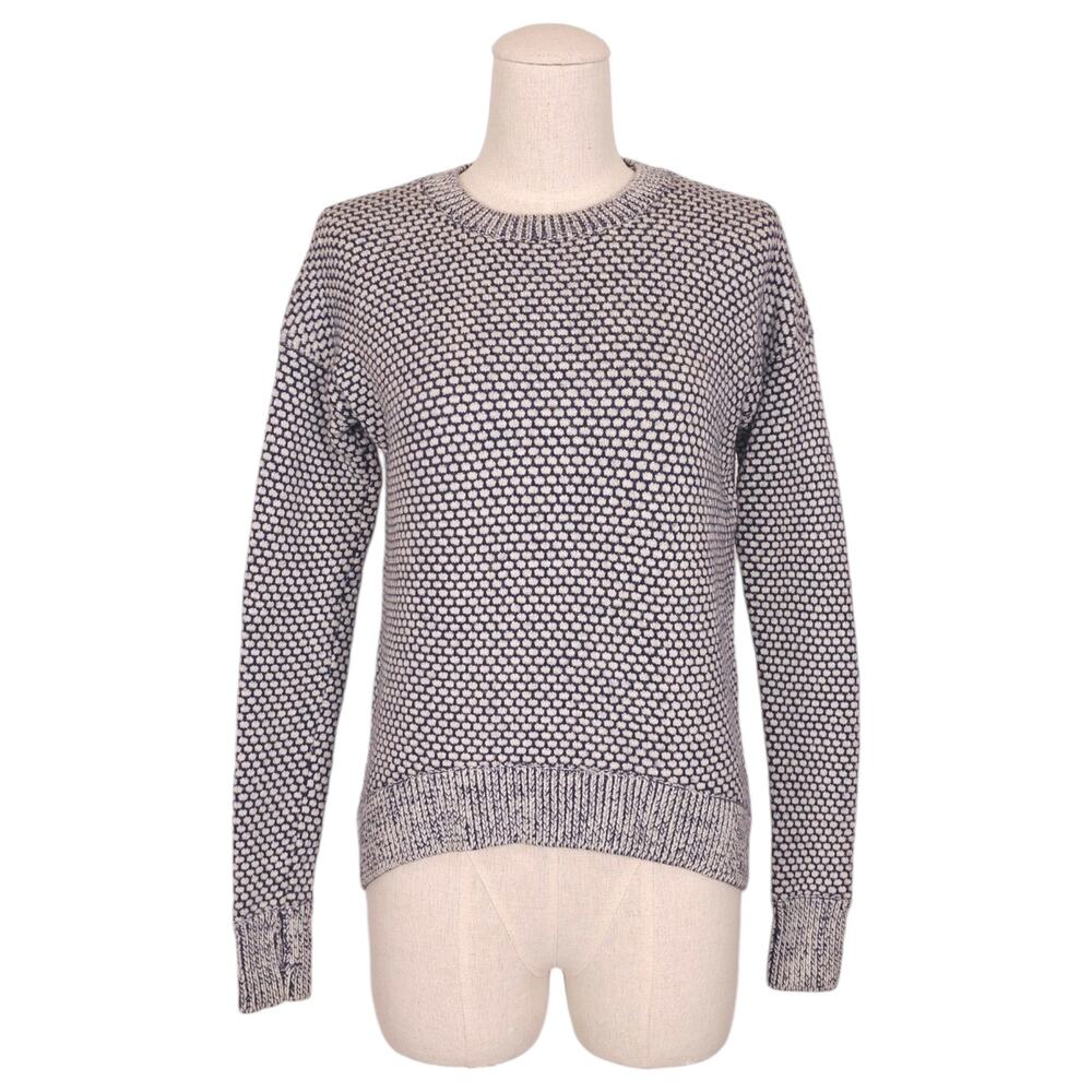 Lululemon Yogi Crew Merino Wool Sweater Inkwell White Sz 2